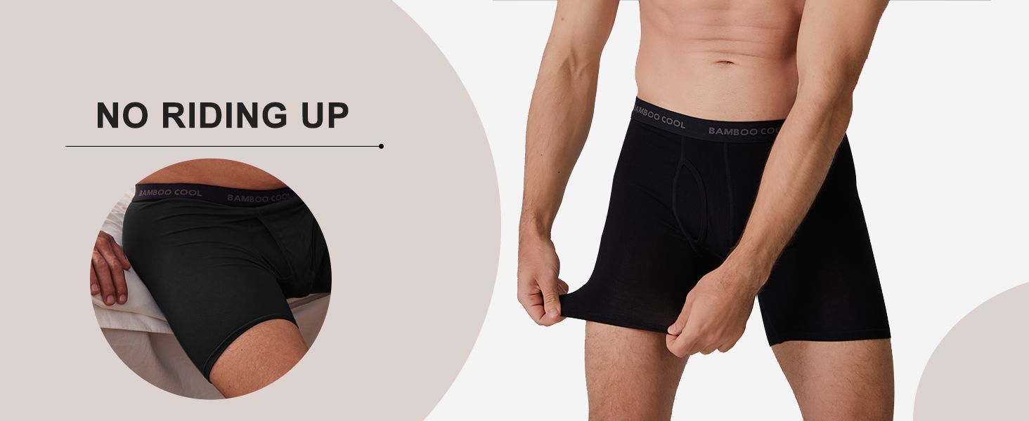 mens no riding up boxer briefs