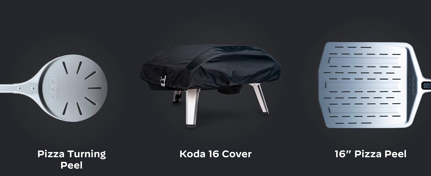 Ooni Koda 16 reccomended pizza oven accessories