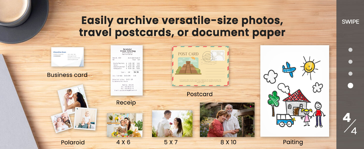 Versatile size photo and paper