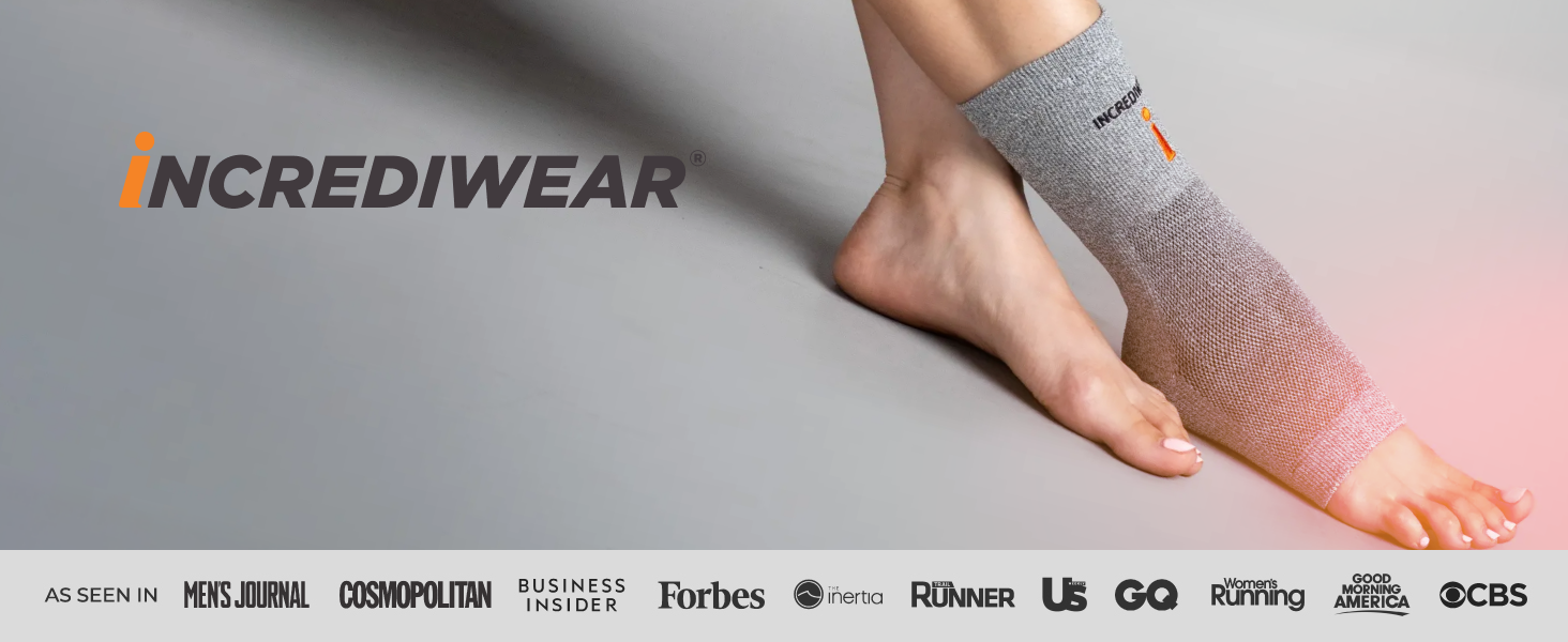 Ankle compression sleeve for women - featured in top media publications