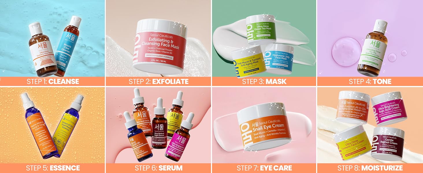 K Beauty Skincare Steps