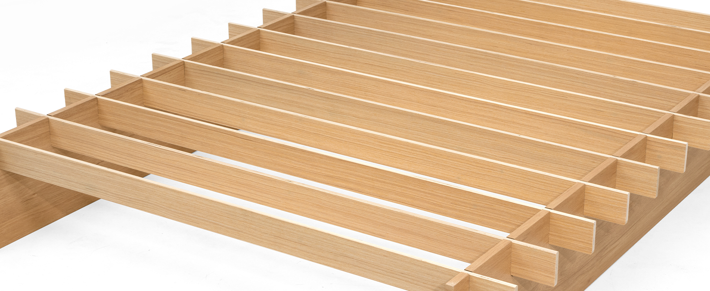 wooden bed frame
