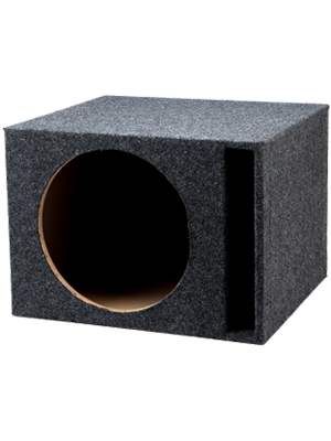 Image 2 Single 12″ Vented Subwoofer Stereo Sub Box Ported Enclosure 5/8″ MDF