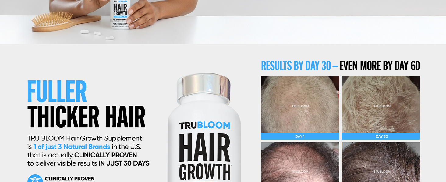 TRU BLOOM HAIR GROWTH VITAMINS