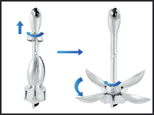 3.5 lb Folding Grapnel Boat Anchor