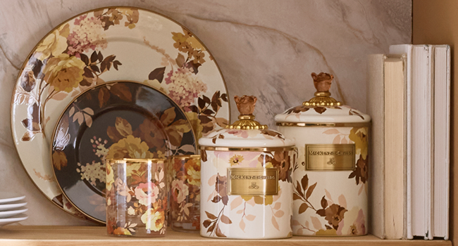 Wild Rose glasses for subtle charm with florals.