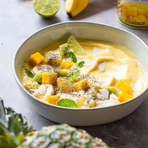 Tropical Pineapple Smoothie Bowl Native Forest Organic Pineapple Chunks