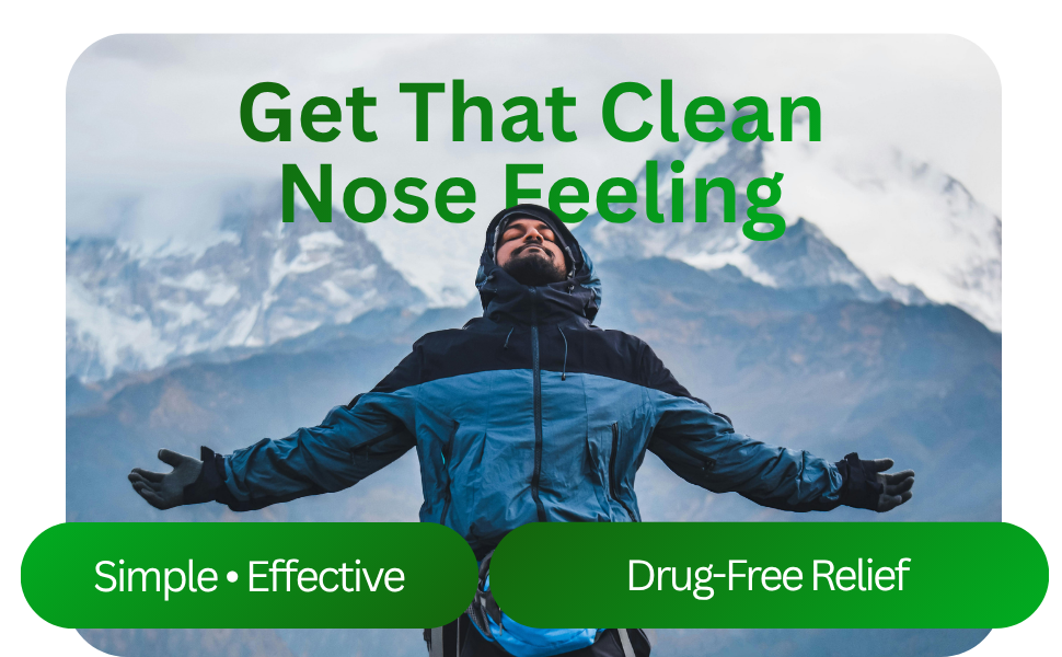 Drug-free, preservative-free. No burning, no stinging.