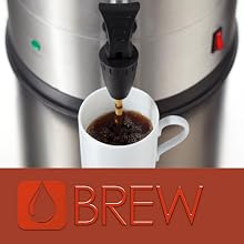 insulated water stainless steel insulated beverage dispenser coffee maker with water line