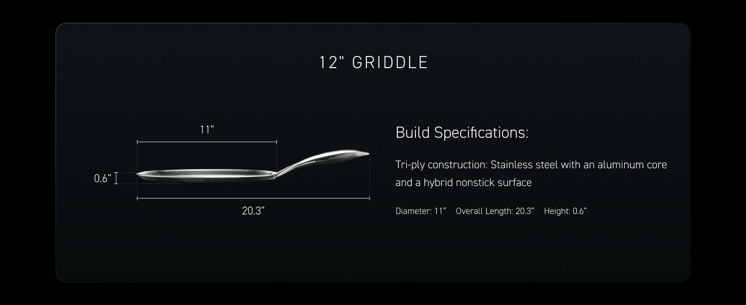 12 griddle