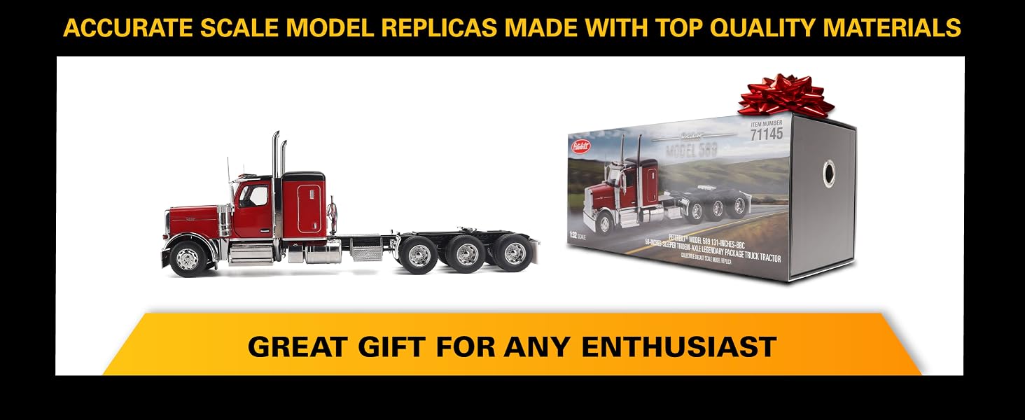 Great gift for any enthusiast. Transport models come in a sliding shoe-box style of packaging.
