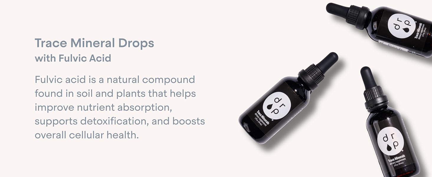 trace mineral drops with fulvic acid