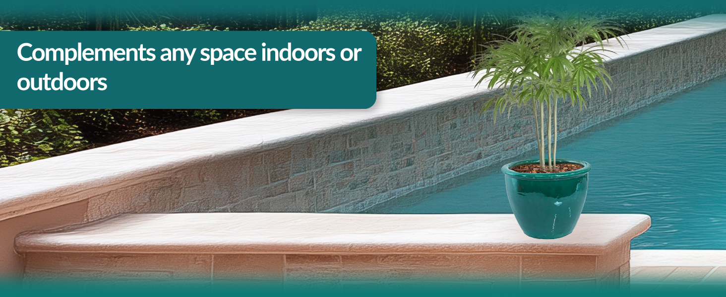 Complements any space indoors or outdoors