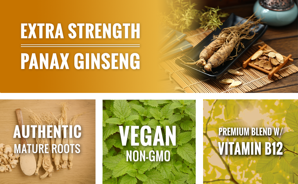 ginseng supplements korean red ginseng capsules with vitamin b12