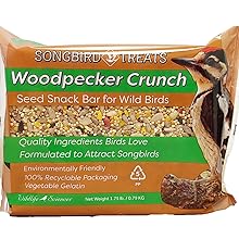 Woodpecker Crunch Seed Cake Snack Bar for Wild Birds
