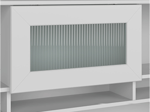 glass door cabinet hutch storage desk with l shaped corner fluted home office cabot bush furniture