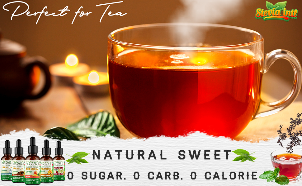 Naturally Sweet Stevia Drops - 0 Sugar, 0 Carb, 0 Calorie