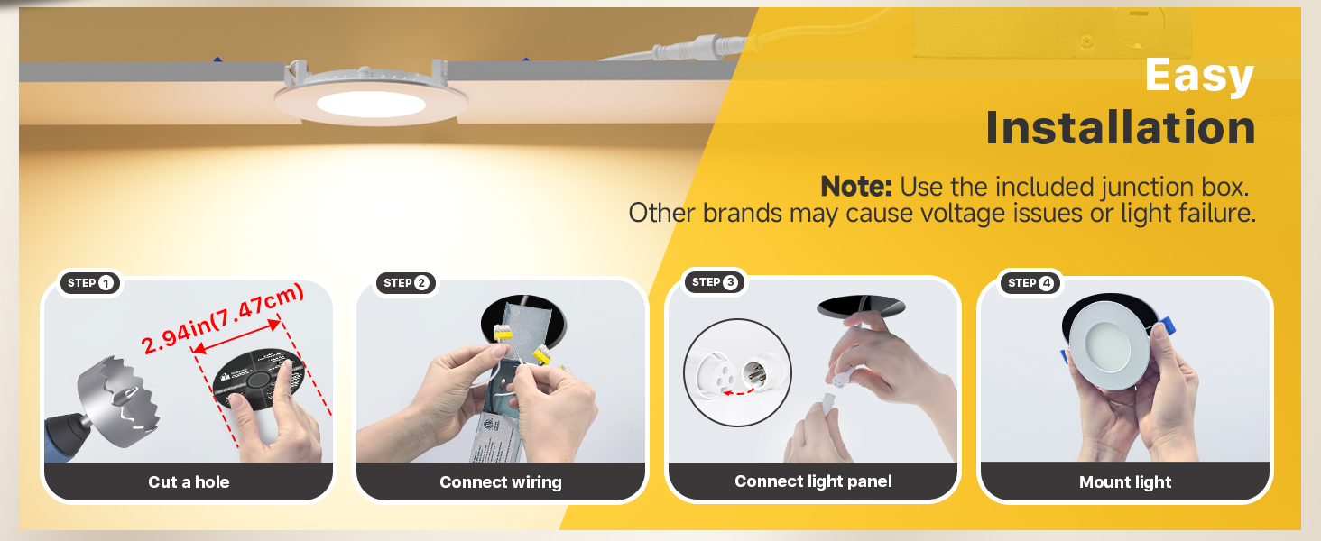 wafer recessed lighting 3 inch