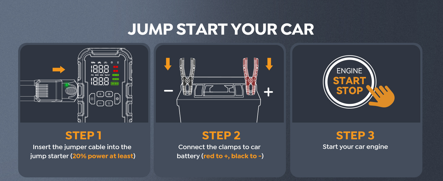 Car Jumper Starter Portable
