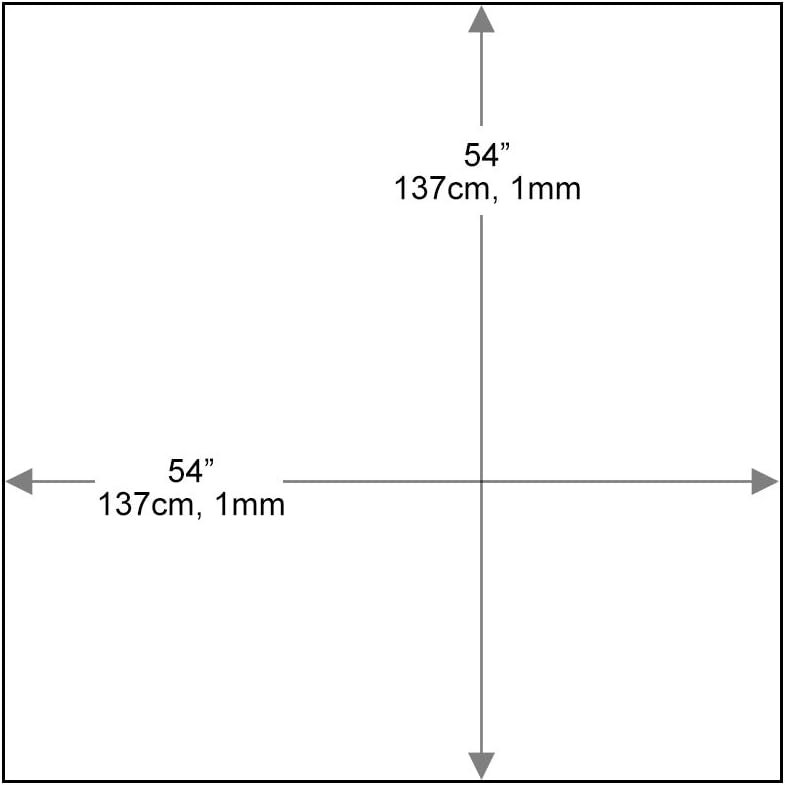 16 inch Square Glass Table Top - Tempered - 1/2" Thick Glass Surface, Safe Beveled Edge, Eased Corners, Multipurpose for Dining Table, Patio, Coffee and End Table