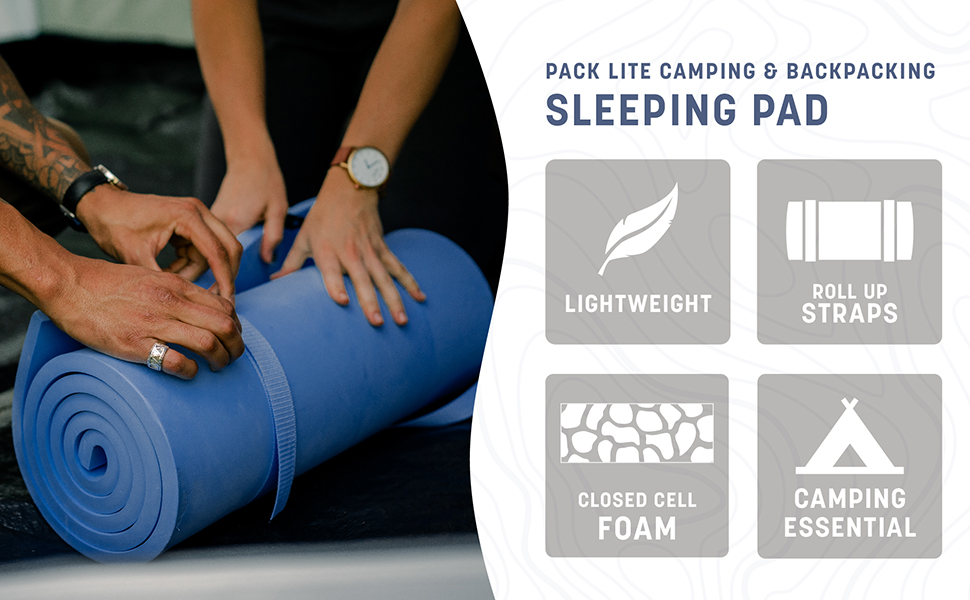 sleeping pad, rest, lite, lightweight, stansport, backpacking, air mattress, sleeping bag, foam pad