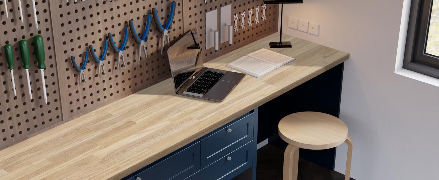 Our wood table tops and butcher block countertops can be tailored to meet your specific needs