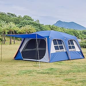 KTT Awning Tent Blue