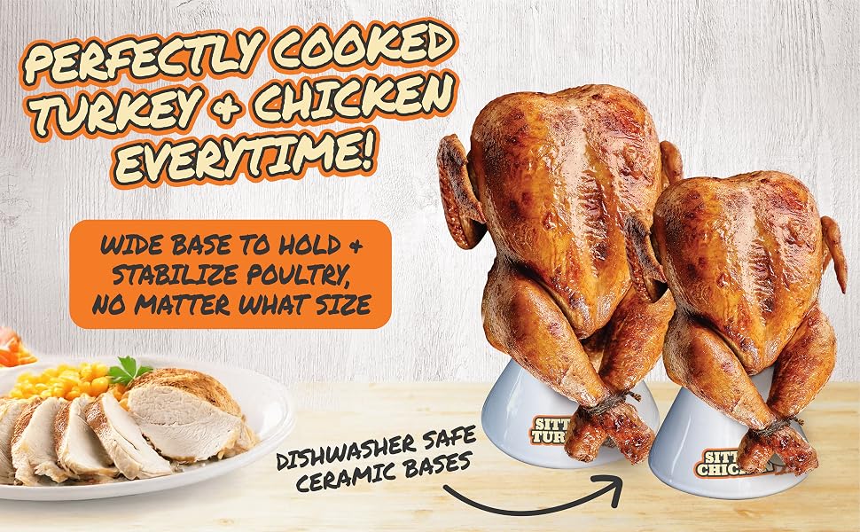 perfectly cooked turkey &amp; chicken everytime