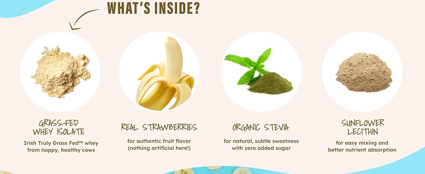 Earth Fed Muscle GO! Bananas Grass-Fed Whey Protein