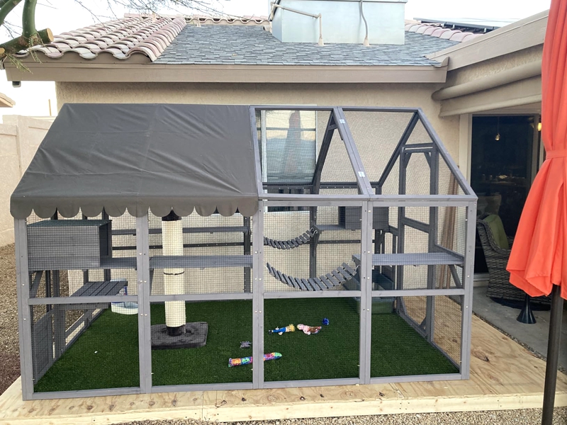 catio cat house
