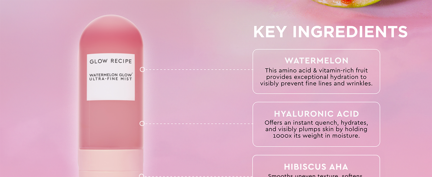 watermelon glow ultra-fine mist