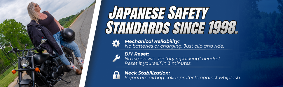 Hit Air airbag tech mechanical reliability DIY 3 minute reset and neck whiplash protection
