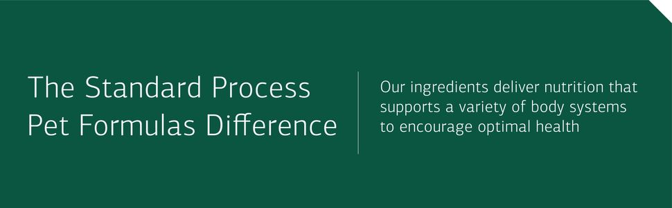 The Standard Process Pet Formulas Difference