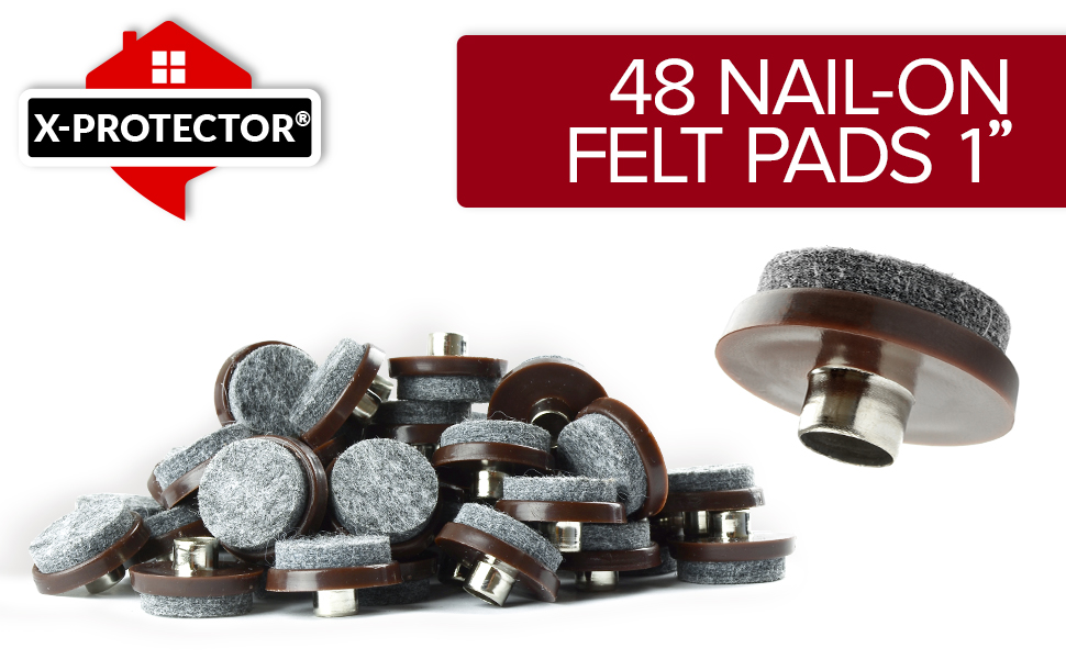 x-protector nail on felt pads heavy duty felt pads furniture pads furniture felt pads
