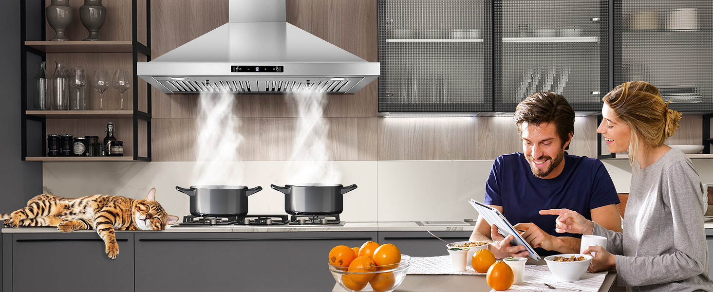 kitchen stove hood