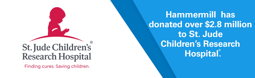 Hammermill has donated over $2.8 million to St. Jude Children’s Research Hospital.