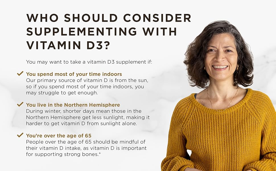 Everyone can benefit from supplementing with vitamin d three