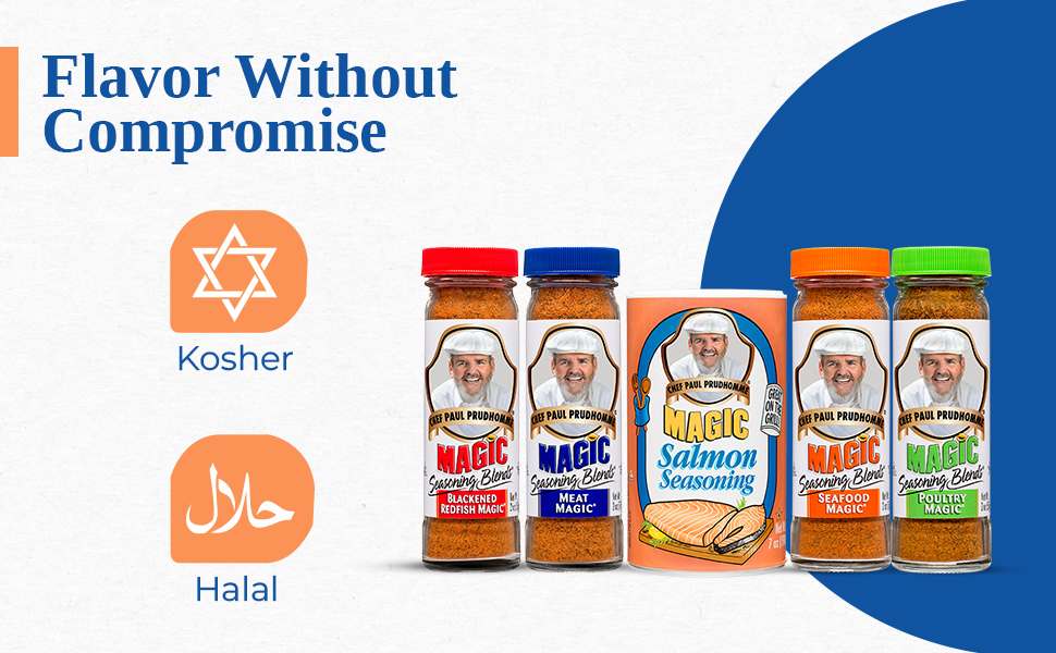 Chef Paul Magic Seasoning Blends