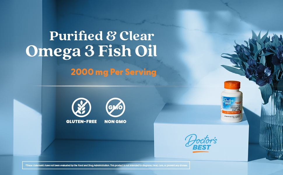 Purified &amp; Clear Omega 3 Fish Oil
