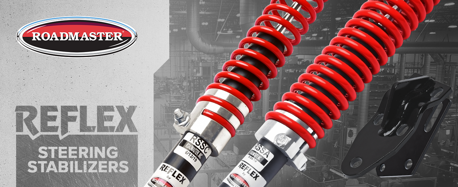 Reflex Steering Stabilizers + Mounting Bracket