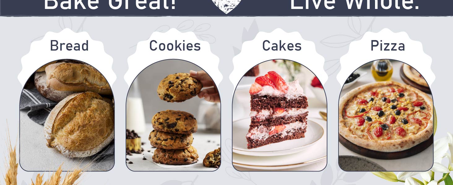 Bread Cookies Cakes Pizza and more