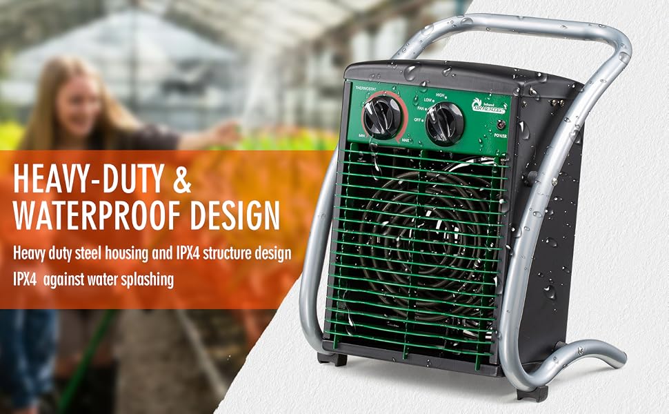 Heavy Duty Waterproof Design Steel Housing IPX4