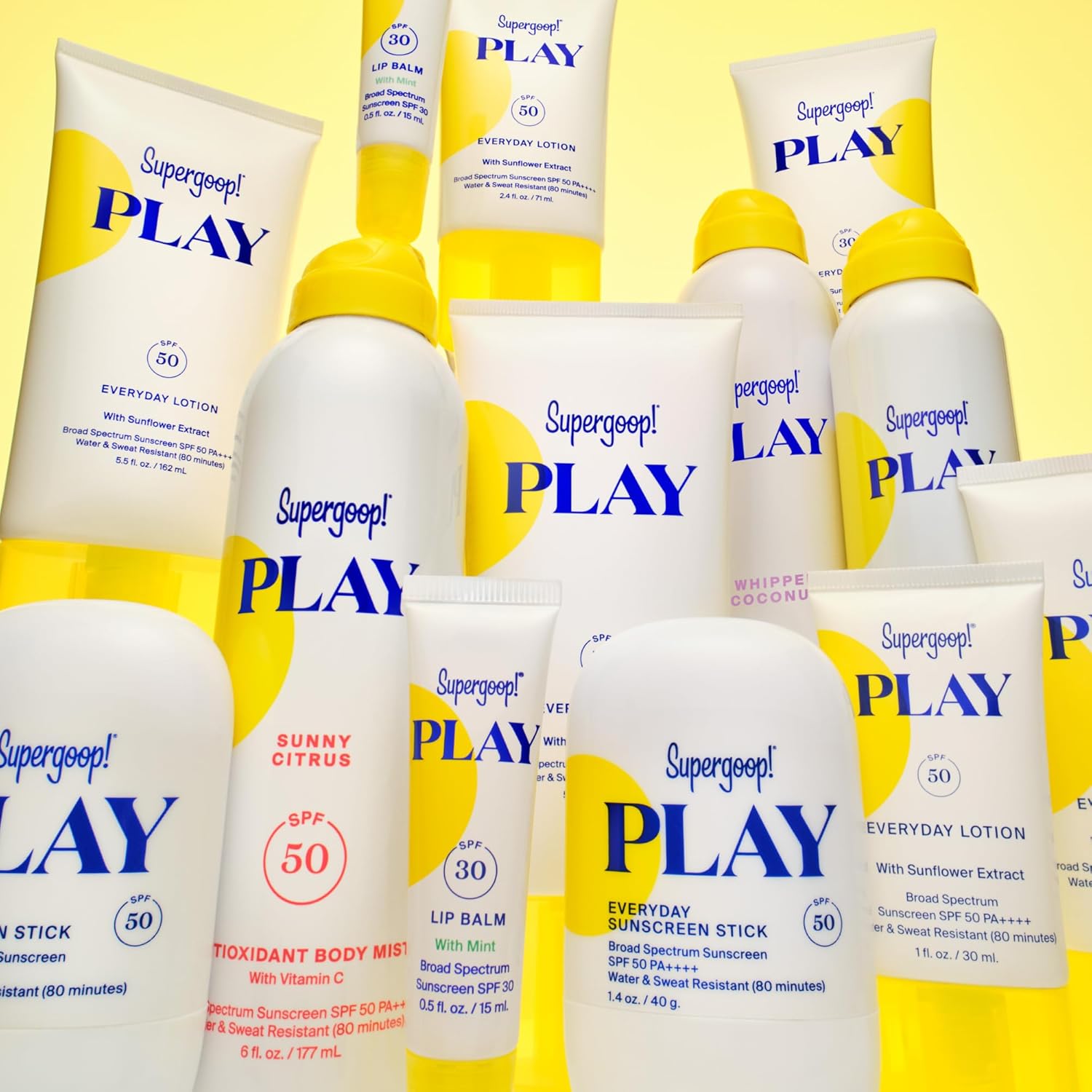 Supergoop! PLAY SPF 30 Antioxidant Body Mist w/Vitamin C -Broad Spectrum Sunscreen Spray - Great for Active Days