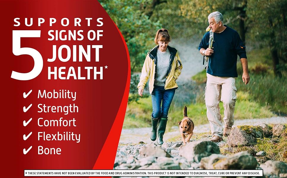 Move Free Advanced Glucosamine FruiteX-B Joint Support Mobility Comfort Strength Flexibility Bone