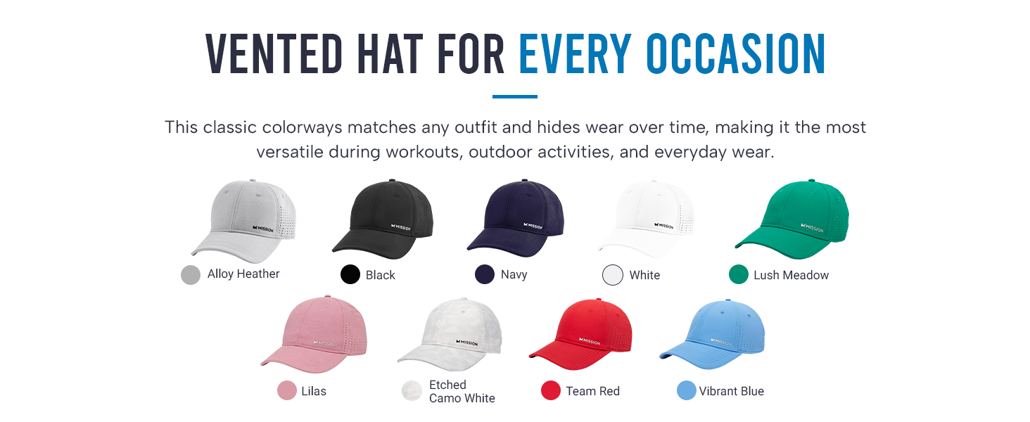 Cooling Performance Vented Hat