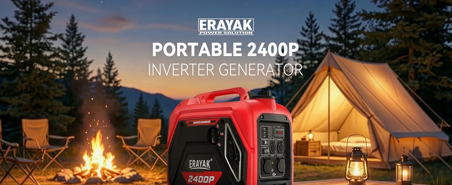 Erayak 2400P Portable Inverter Generator