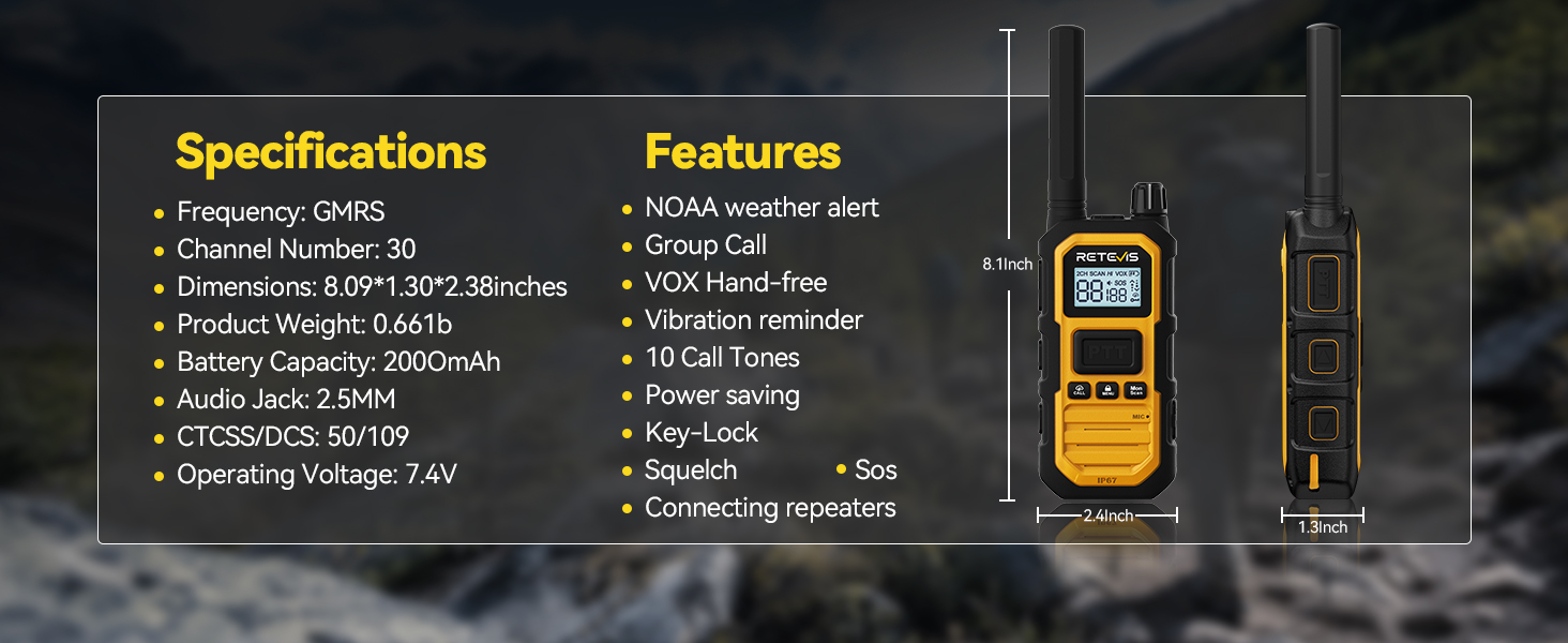 long range walkie talkie