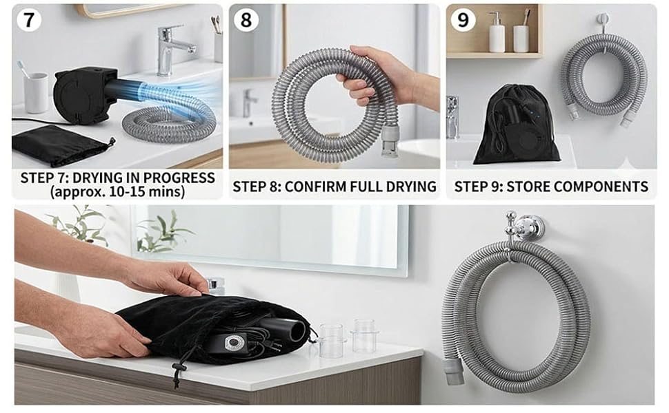 hose dryer for cpap