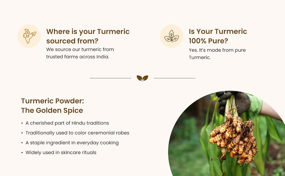 TUrmeric sourced from india