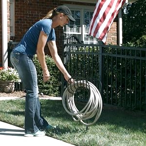 yard garden hose stand butler